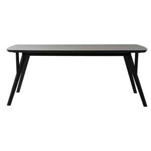 Čierny jedálenský stôl s doskou z akácie 100x220 cm Quenza – Light & Living vyobraziť