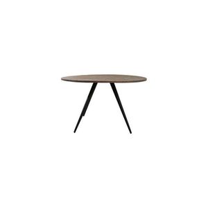 Okrúhly jedálenský stôl v čiernej a tmavohnedej farbe s doskou z akácie ø 140 cm Turi – Light & Living vyobraziť