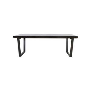 Čierny jedálenský stôl 100x220 cm Mayen – Light & Living vyobraziť
