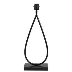 Matne čierny kovový podstavec stolovej lampy 51 cm Tamsu – Light & Living vyobraziť