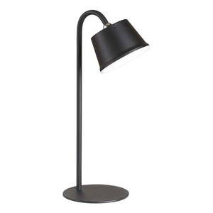 Čierna LED stolová lampa s kovovým tienidlom (výška 34 cm) Voet – Fischer & Honsel vyobraziť