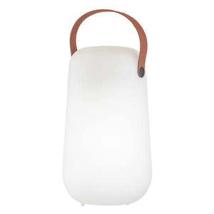 Bielo-hnedá LED stolová lampa (výška 26 cm) Collgar – Fischer & Honsel vyobraziť