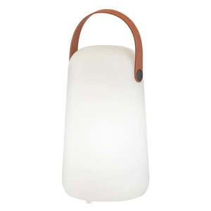 Bielo-hnedá LED stolová lampa (výška 21 cm) Collgar – Fischer & Honsel vyobraziť