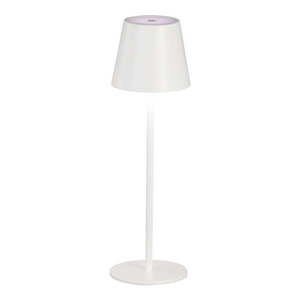 Biela LED stolová lampa s kovovým tienidlom (výška 36, 5 cm) Viletto – Fischer & Honsel vyobraziť