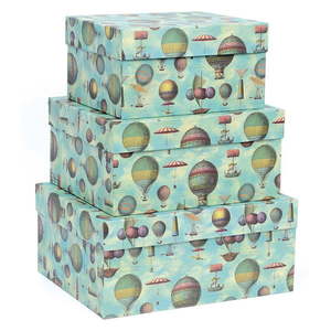 Darčekové škatule v súprave 3 ks Air Baloons – Kartos vyobraziť