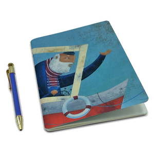 Zošit s perom 96 stránok formát A5 Sailor Man – Kartos vyobraziť