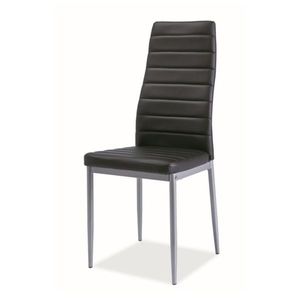 Sconto Jedálenská stolička SIGH-261 čierna/sivá vyobraziť