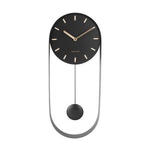 Karlsson 5822BK Dizajnové kyvadlové nástenné hodiny, 50 cm vyobraziť