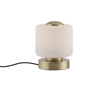 Mosadzná stolná lampa vrátane LED 3-stupňovo stmievateľná dotykom - Mirko vyobraziť