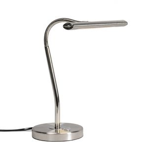Moderná stolová lampa z ocele vrátane LED - tablo vyobraziť