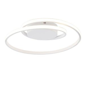 Dizajnové stropné svietidlo biele vrátane LED 3-stupňového stmievania - Krula vyobraziť