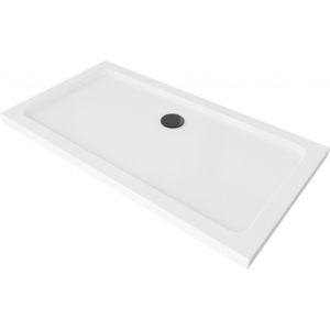 MEXEN/S - Flat sprchová vanička obdĺžniková slim 120 x 70, biela + čierny sifón 40107012B vyobraziť