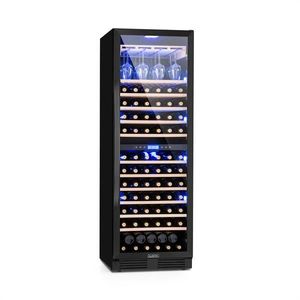 Klarstein Vinovilla Onyx Grande Duo, vinotéka, 425 l, 165 fliaš, 3-farebné LED osvetlenie, čierna vyobraziť