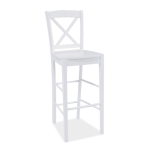 Barová stolička biela vyobraziť