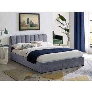 Signal Manželská posteľ MONTREAL VELVET 140 | s úložným priestorom Farba: Sivá / tap.192 vyobraziť