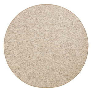 Svetlohnedý okrúhly koberec ø 200 cm Wolly – BT Carpet vyobraziť