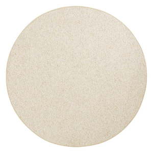 Krémovobiely okrúhly koberec ø 133 cm Wolly – BT Carpet vyobraziť