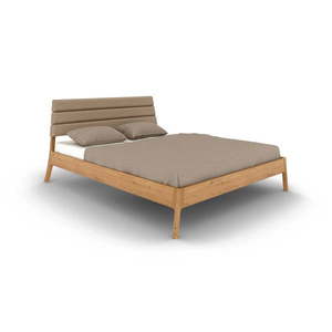 Dvojlôžková posteľ z dubového dreva v prírodnej farbe 200x200 cm Twig – The Beds vyobraziť