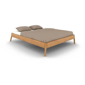 Dvojlôžková posteľ z dubového dreva v prírodnej farbe 140x200 cm Twig – The Beds vyobraziť