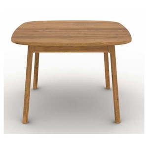 Rozkladací jedálenský stôl z dubového dreva v prírodnej farbe 100x120 cm Twig – The Beds vyobraziť