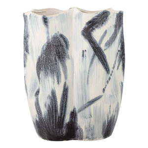 Čierno-biela váza z kameniny (výška 37 cm) Elira – Bloomingville vyobraziť