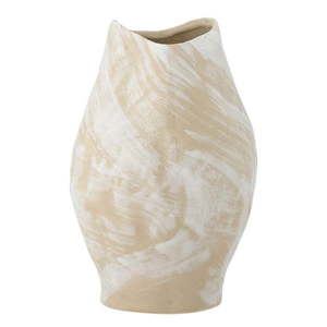 Béžová váza z kameniny (výška 31 cm) Obsa – Bloomingville vyobraziť