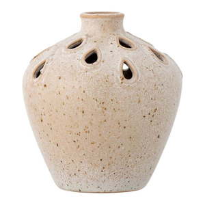 Béžová váza z kameniny (výška 15 cm) Minel – Bloomingville vyobraziť