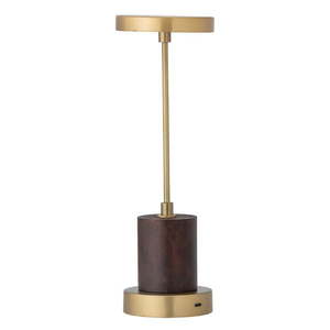 LED stmievateľná stolová lampa v zlatej farbe s kovovým tienidlom (výška 30 cm) Chico – Bloomingville vyobraziť