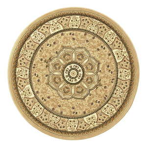Béžový okrúhly koberec ø 150 cm Heritage – Think Rugs vyobraziť