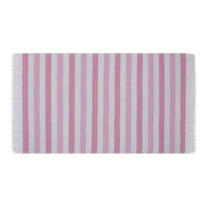 Ružové bavlnené plážové osušky v súprave 2 ks 70x140 cm Stripe – Foutastic vyobraziť