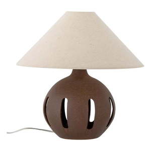 Krémová stolová lampa s textilným tienidlom (výška 40, 5 cm) Liana – Bloomingville vyobraziť