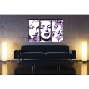 Ručne maľovaný POP Art obraz Marilyn Monroe 120x80 cm vyobraziť