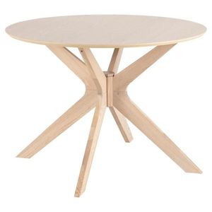 Moderný stôl prírodné drevo vyobraziť