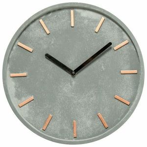 Nástenné hodiny 27, 5 cm cement vyobraziť