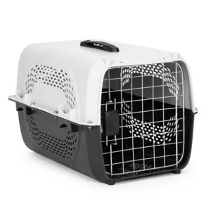 Prepravný box pre mačky a psy PETSI biely/čierny vyobraziť