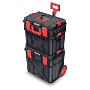 Sada kufrů na nářadí a dílenského boxu 3 ks XEBLOCCK PRO 54, 6 x 38 x 97 cm černo-červená vyobraziť