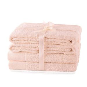 Súprava uterákov AmeliaHome Amary ružová vyobraziť