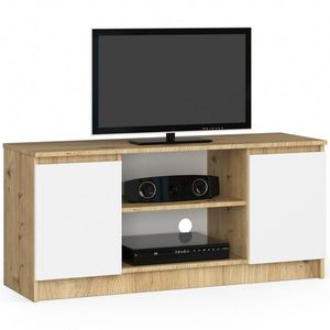 TV stolík Tonon 120 cm dub artisan/biely vyobraziť