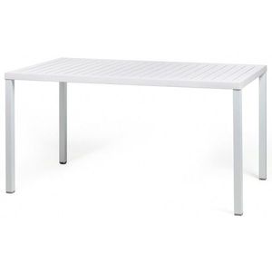 Záhradný stôl Nardi Cube 140x80 cm biely vyobraziť