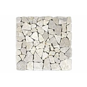 Divero Garth 1657 mramorová mozaika - krémová 1 m2 - 30x30x1 cm vyobraziť