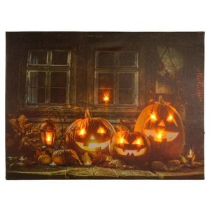 Nástenná maľba Halloween, 30 x 40 cm, 9 LED vyobraziť