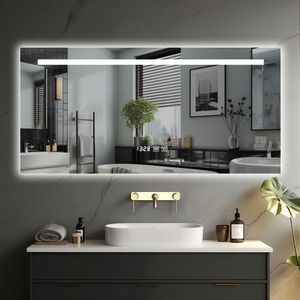 IREDA Kúpeľňové LED zrkadlo s osvetlením, 90 x 70 cm vyobraziť