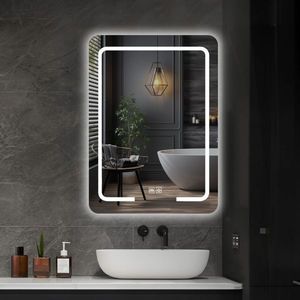 IREDA Kúpeľňové zrkadlo s LED osvetlením, 60 x 80 cm vyobraziť