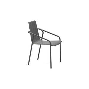 Antracitové kovové záhradné stoličky v súprave 4 ks Fleole – Ezeis vyobraziť