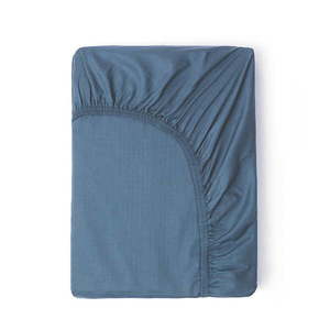 Modrá elastická plachta z bavlneného saténu HIP, 160 x 200 cm vyobraziť