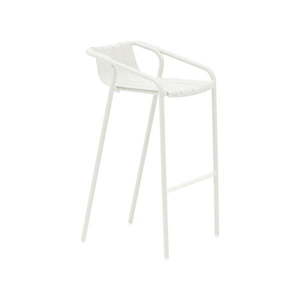 Svetlosivé kovové záhradné barové stoličky v súprave 2 ks Fleole – Ezeis vyobraziť