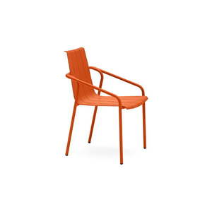 Oranžové kovové záhradné stoličky v súprave 4 ks Fleole – Ezeis vyobraziť