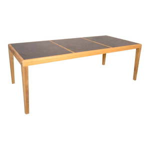 Záhradný jedálenský stôl z tíkového dreva 100x219.5 cm Aquariva – Ezeis vyobraziť