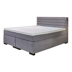 Sivá boxspring posteľ 180x200 cm Kokomo – Rojaplast vyobraziť