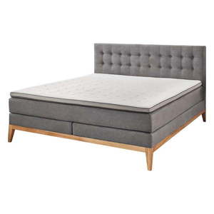 Sivá boxspring posteľ 180x200 cm Westwood – Rojaplast vyobraziť